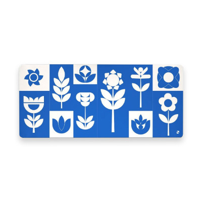 Noir Alpine Bloom Deskmat